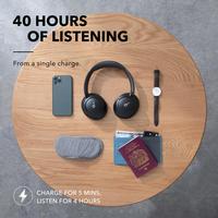 Soundcore przez Anker życie Q30 hybrydowy aktywne słuchawki z redukcją szumów z wiele trybów, dźwięku hi-res, 40H czas odtwarzania 5